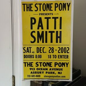 Vintage Original "Patti Smith" The Stone Pony Poster